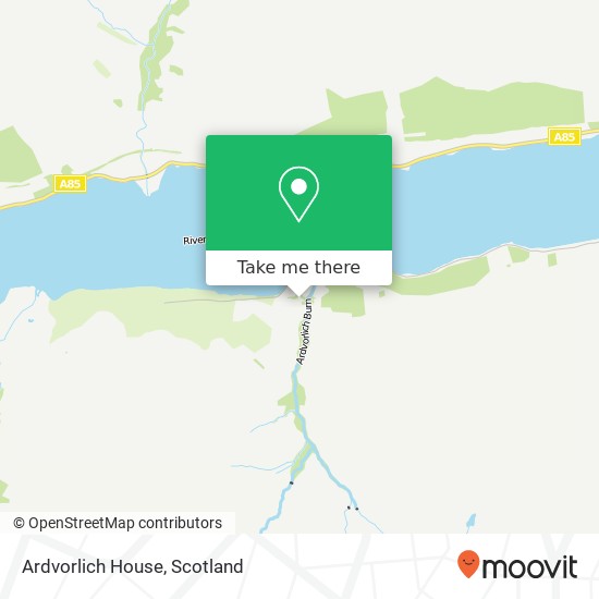 Ardvorlich House map