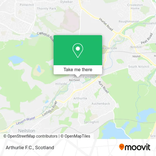 Arthurlie F.C. map