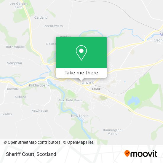 Sheriff Court map