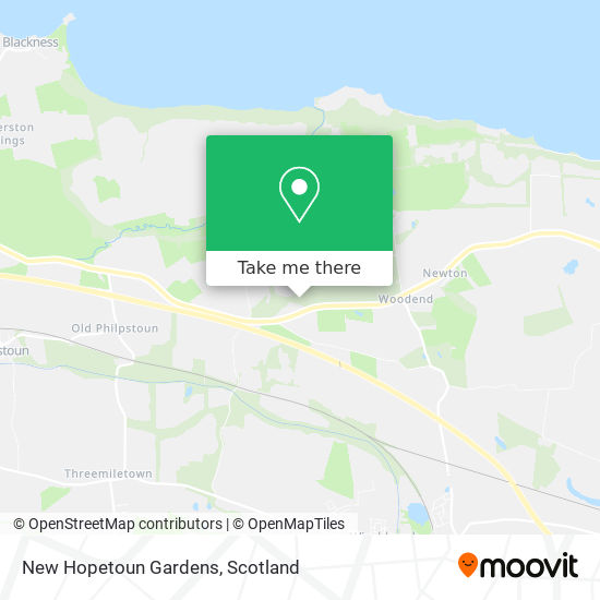 New Hopetoun Gardens map