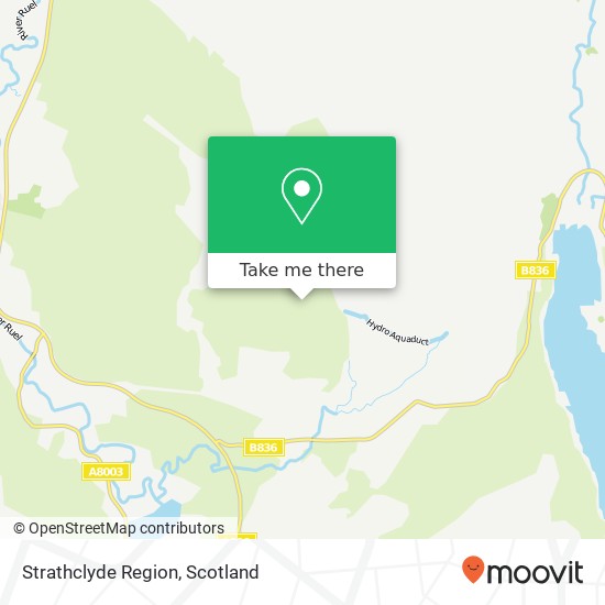 Strathclyde Region map