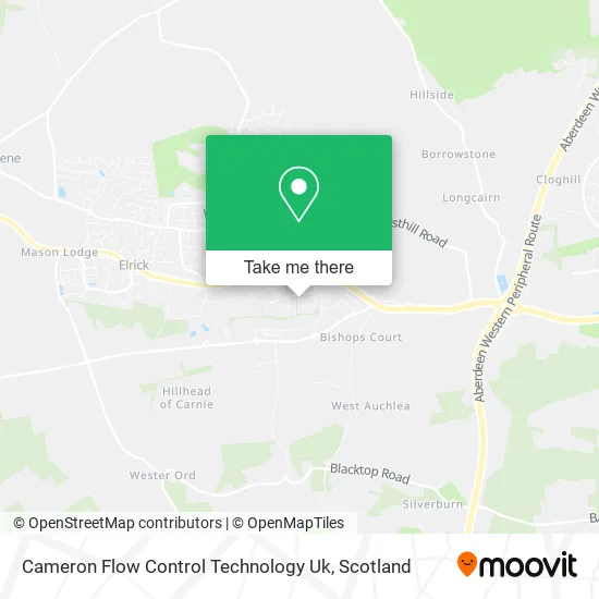 Cameron Flow Control Technology Uk map