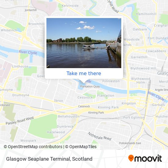 Glasgow Seaplane Terminal map