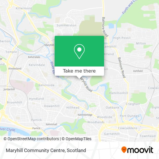 Maryhill Community Centre map