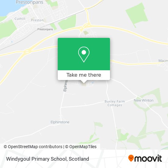 Windygoul Primary School map