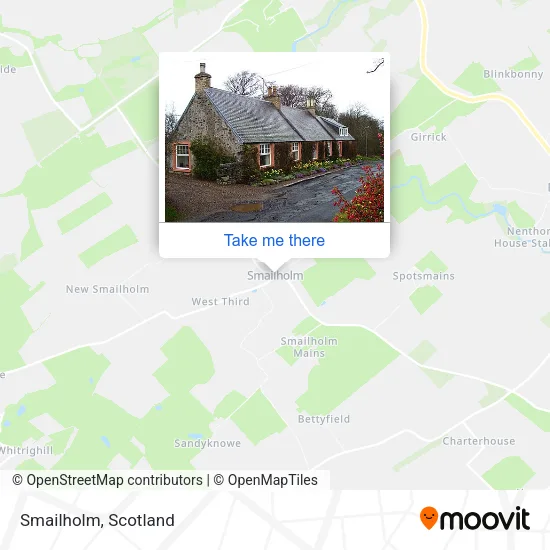 Smailholm map