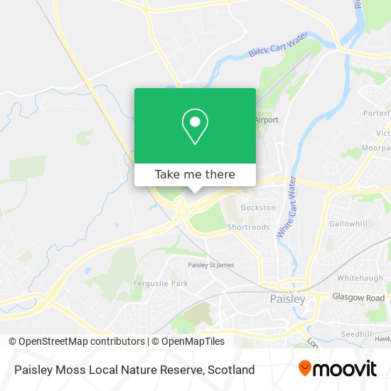 Paisley Moss Local Nature Reserve map