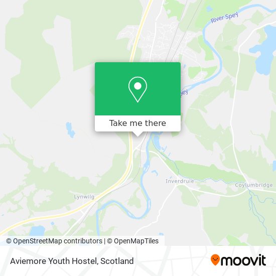 Aviemore Youth Hostel map