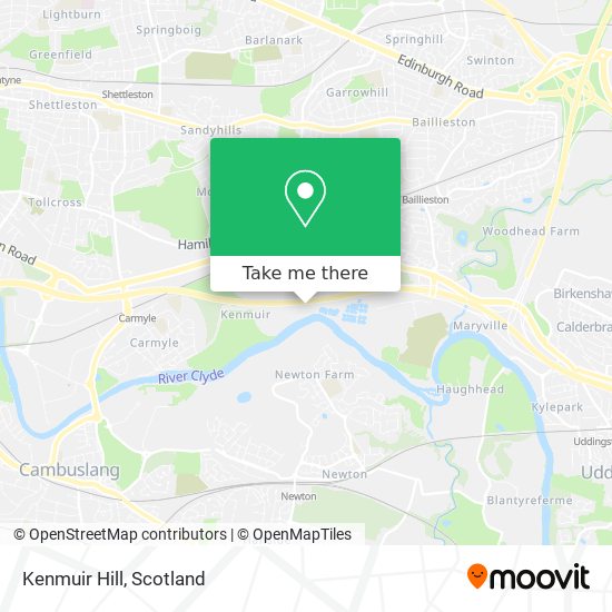 Kenmuir Hill map