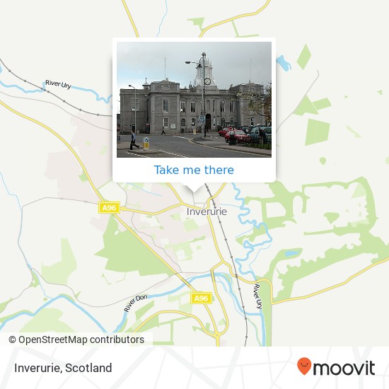 Inverurie map