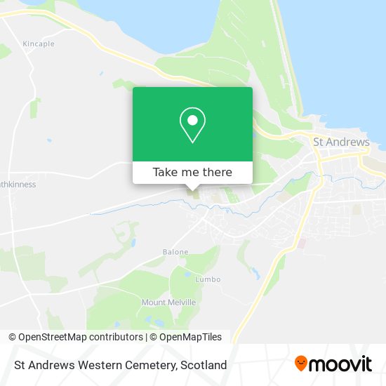 St Andrews Western Cemetery map