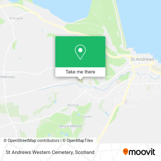 St Andrews Western Cemetery map