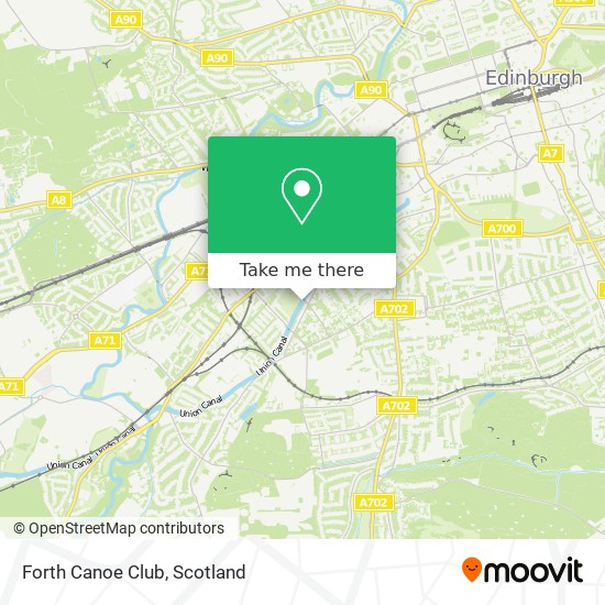 Forth Canoe Club map