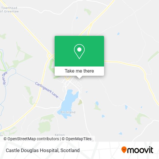 Castle Douglas Hospital map