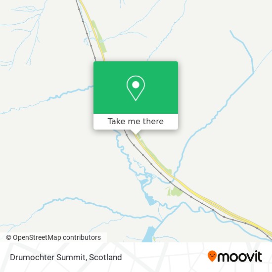 Drumochter Summit map