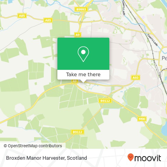 Broxden Manor Harvester map