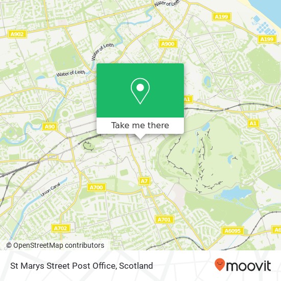 St Marys Street Post Office map