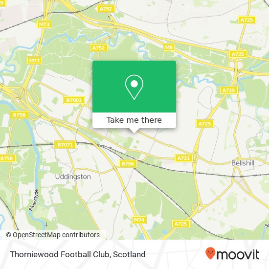 Thorniewood Football Club map