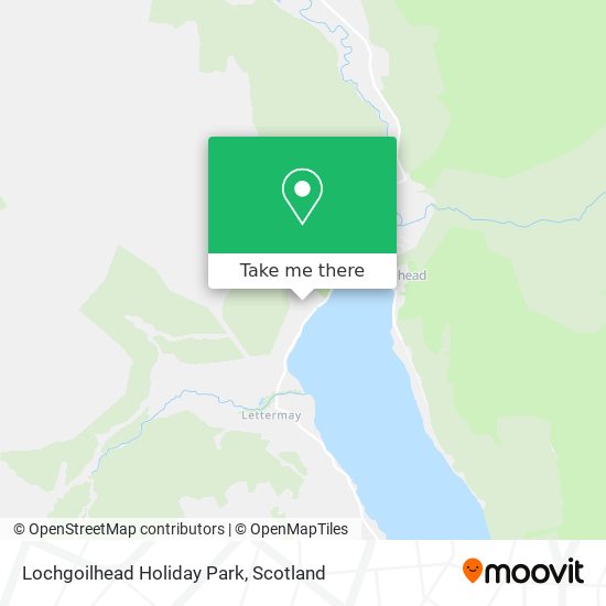 Lochgoilhead Holiday Park map