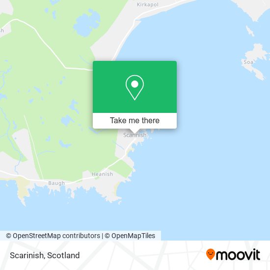 How to get to Scarinish in Argyll And Bute by train, ferry or bus?