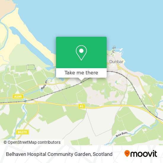 Belhaven Hospital Community Garden map