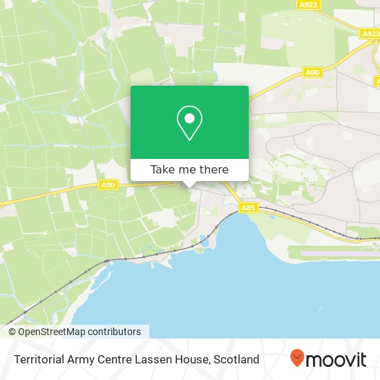 Territorial Army Centre Lassen House map