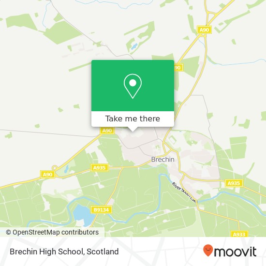 Brechin High School map