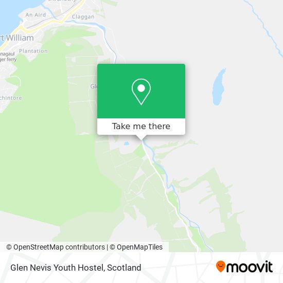 Glen Nevis Youth Hostel map