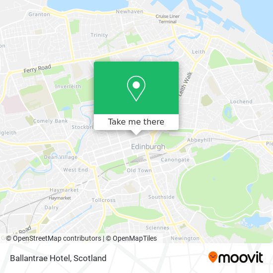 Ballantrae Hotel map