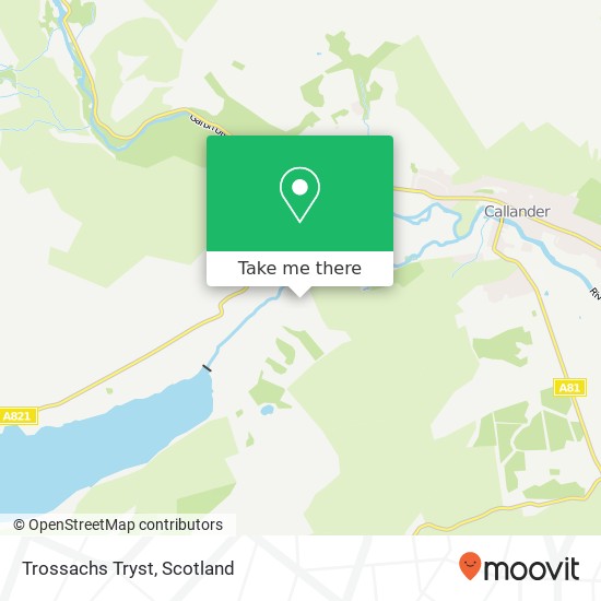 Trossachs Tryst map