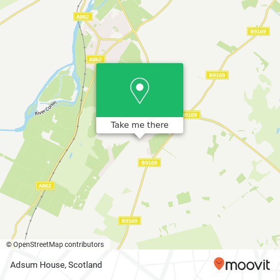 Adsum House map