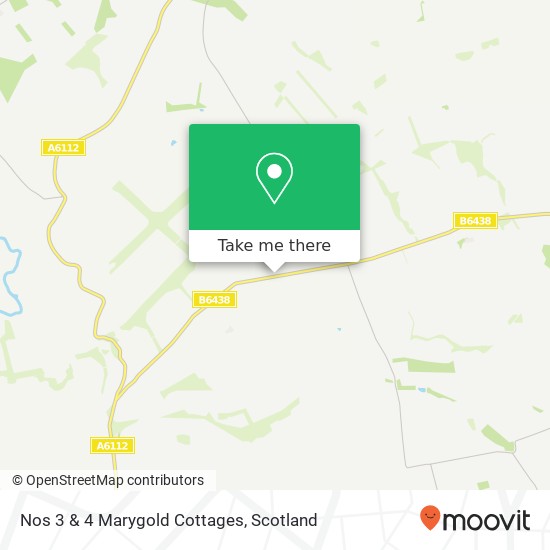Nos 3 & 4 Marygold Cottages map