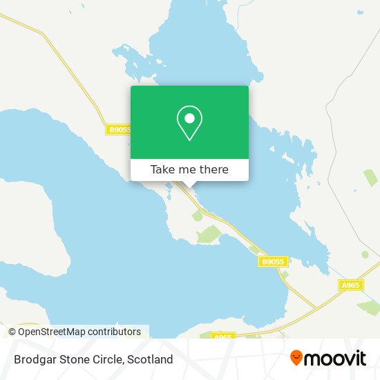 Brodgar Stone Circle map