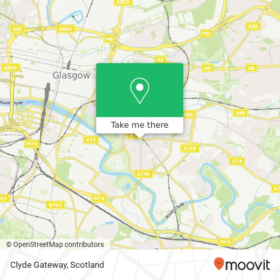 Clyde Gateway map