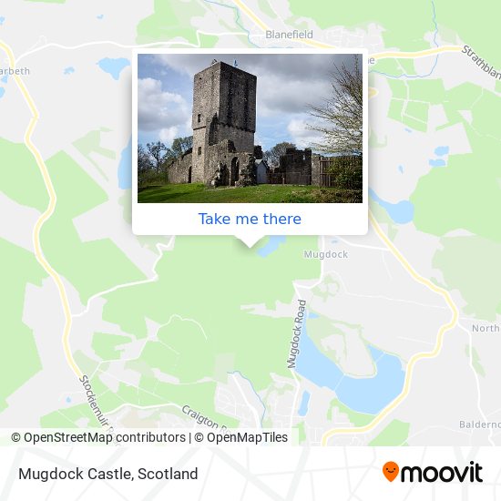 Mugdock Castle map