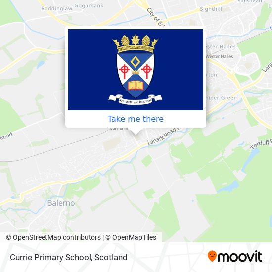 Currie Primary School map