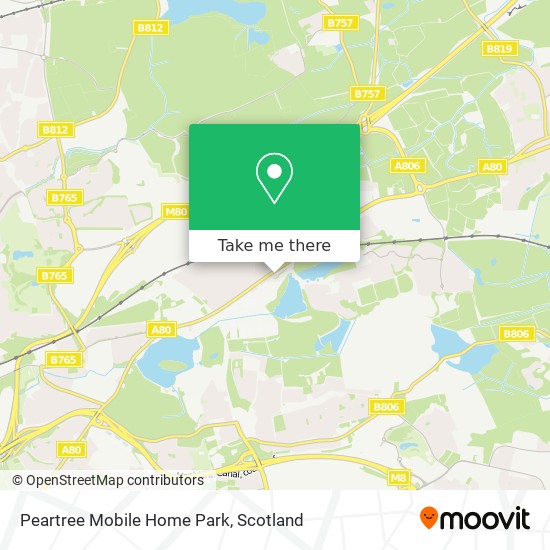 Peartree Mobile Home Park map