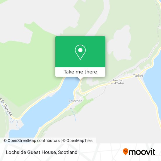 Lochside Guest House map