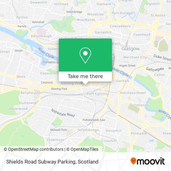 Shields Road Subway Parking map
