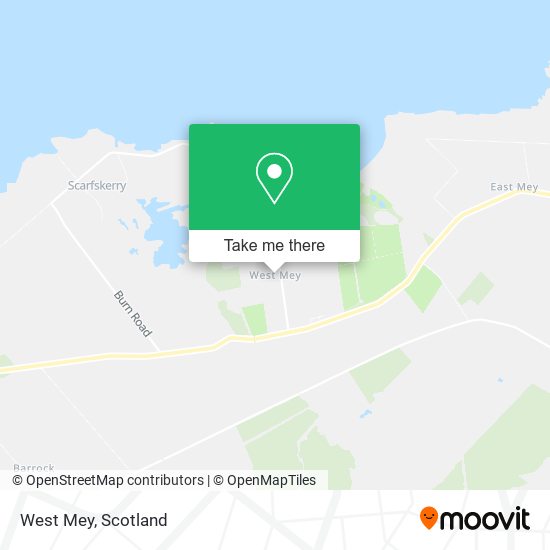 West Mey map