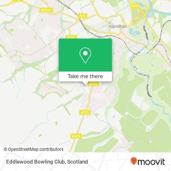 Eddlewood Bowling Club map