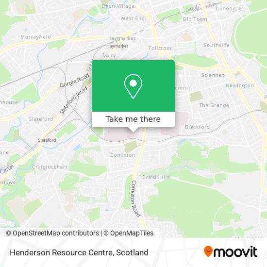 Henderson Resource Centre map