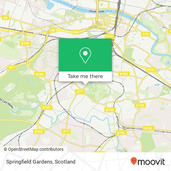 Springfield Gardens map