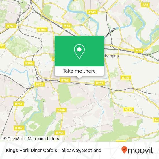 Kings Park Diner Cafe & Takeaway map