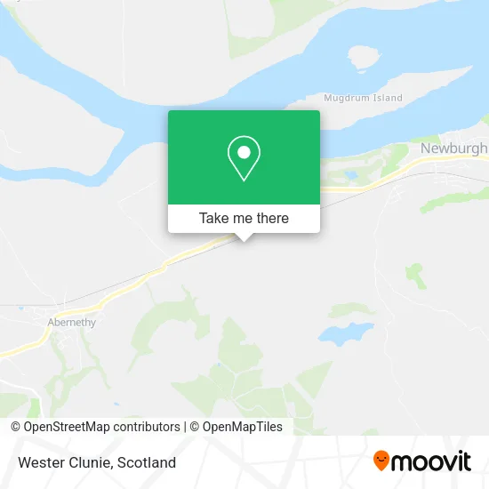 Wester Clunie map