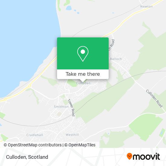 Culloden map