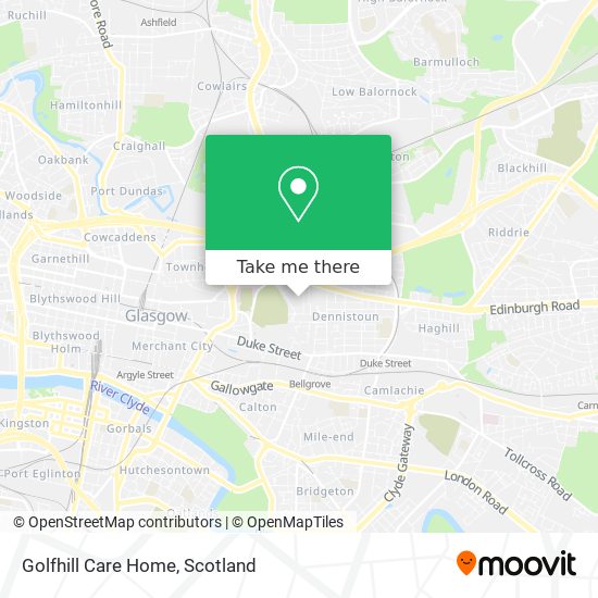 Golfhill Care Home map