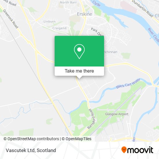 Vascutek Ltd map