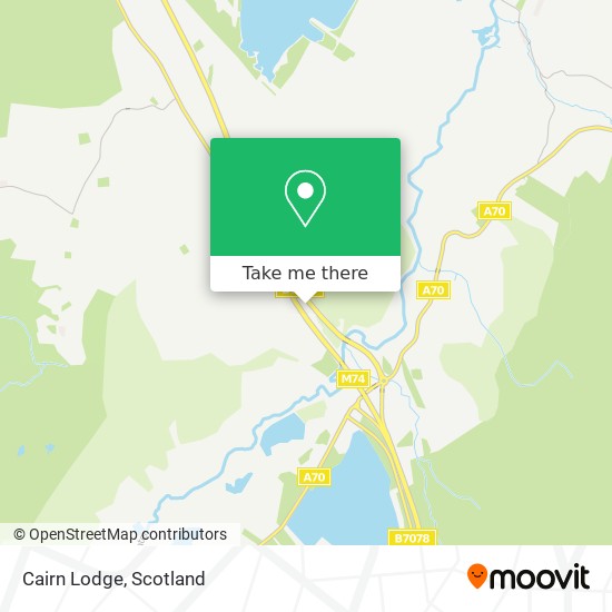 Cairn Lodge map