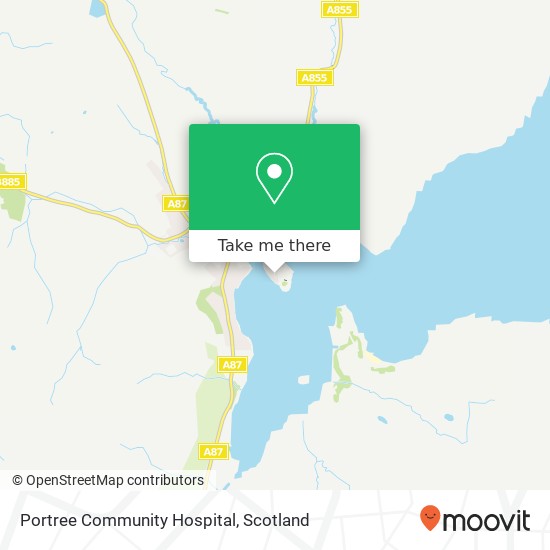 Portree Community Hospital map
